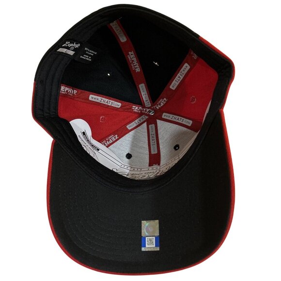 Maryland Terrapins Terps Stretch L Hat Curved Brim New Zephyr NCAA New - Picture 7 of 8